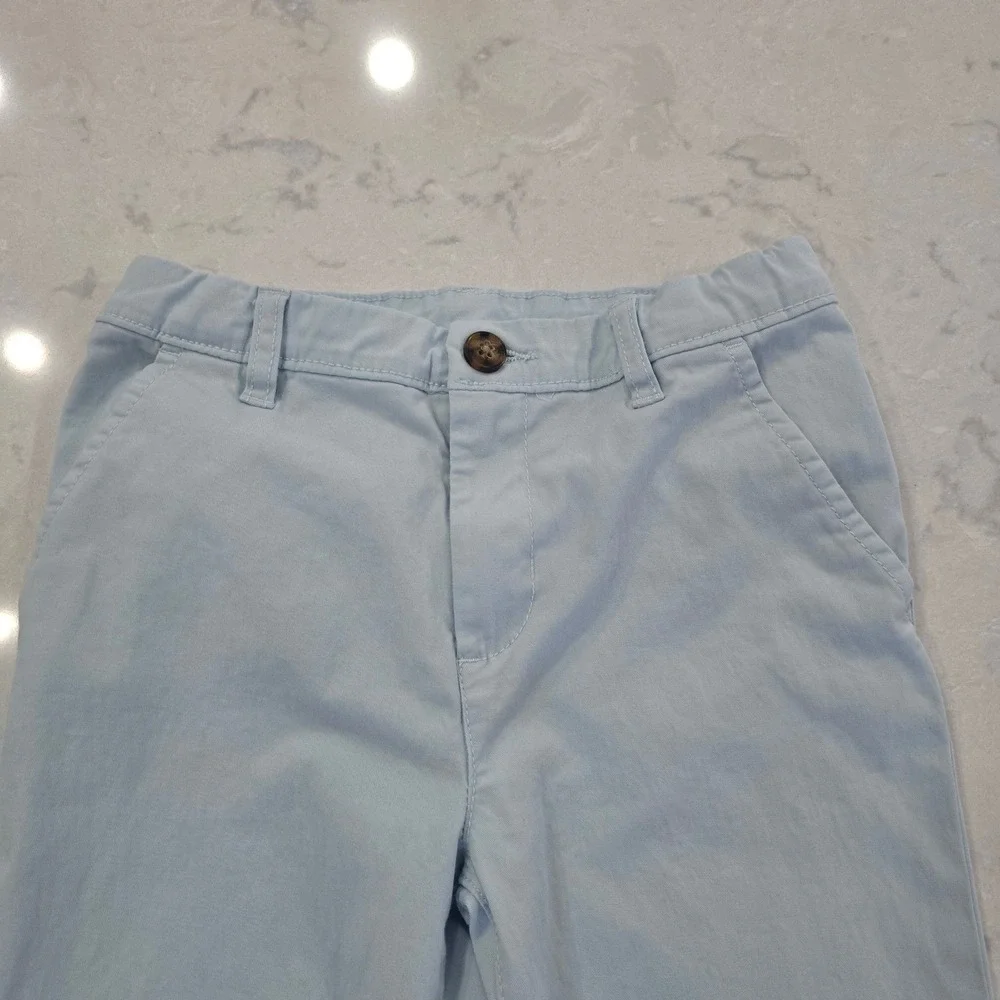 Carters Girls Light Blue Chino Pants Straight Leg Stretch Size 7 7A CAR77621-S51